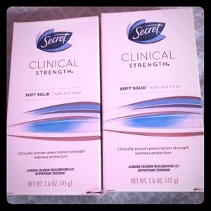 Secret Clinical Strength deodorant- 2 pack